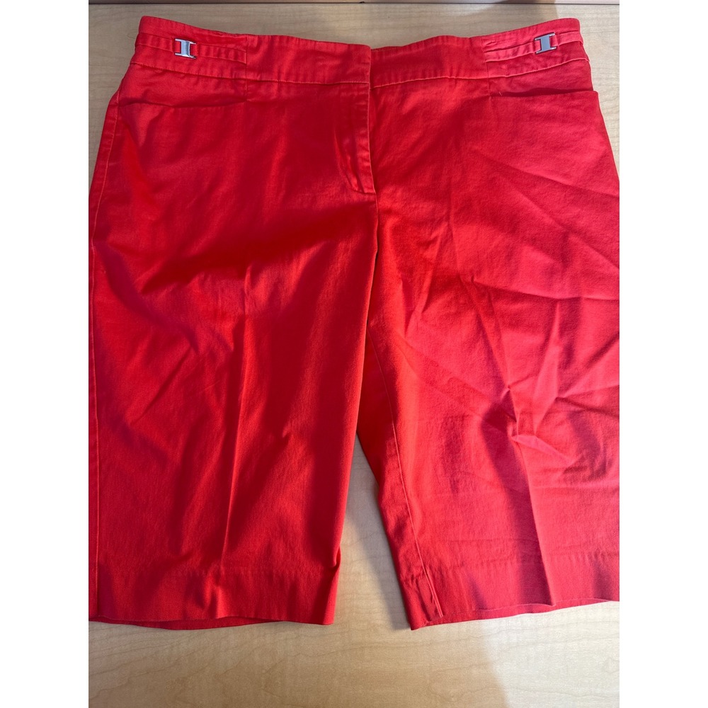 New York & Company Red Bermuda Shorts